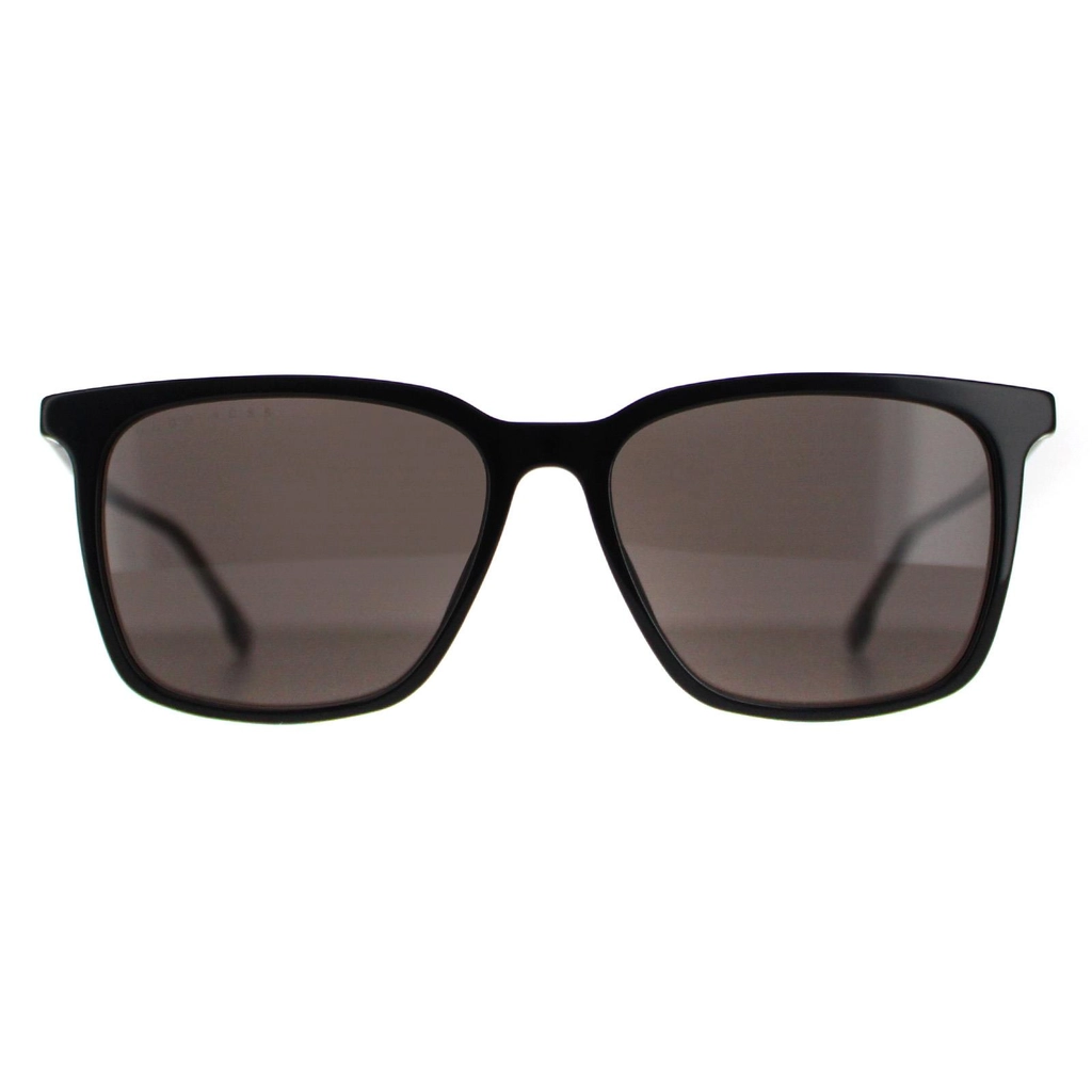 Hugo Boss Rectangle Mens Black Grey 1086/S/IT - One Size